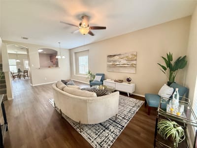 Living area at 102 Williamson CV - 4 bed 2 bath home