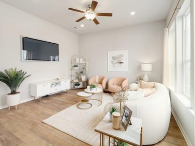 Living area at 1020 Vista View DR Unit #2201 - 3 bed 2 bath home