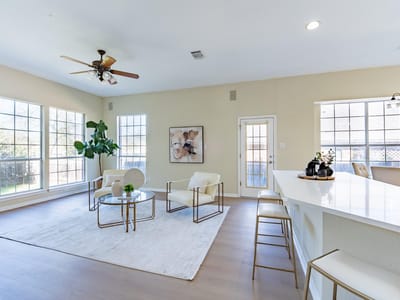 Living area at 10204 Andora DR - 4 bed 2 bath home