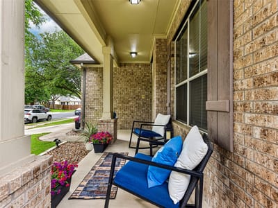 Living area at 10216 Anahuac TRL - 4 bed 2 bath home