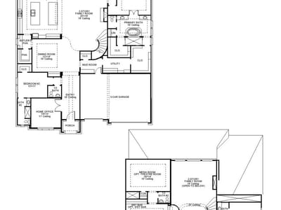Living area at 1023 Conastoga CT - 5 bed 5 bath home