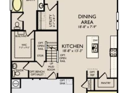 Kitchen at 1025 Smudge Way - 4 bed 4 bath home