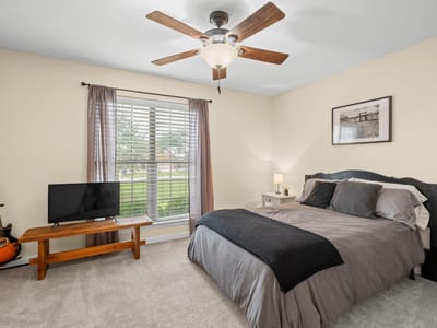 Primary bedroom at 104 Madison LN - 3 bed 2 bath home