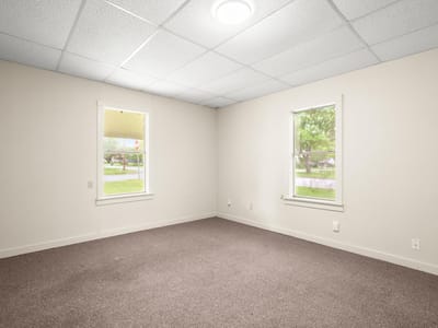 Primary bedroom - 104 W Hall St Primary bedroom at 104 W Hall St - 2 bed 1 bath home