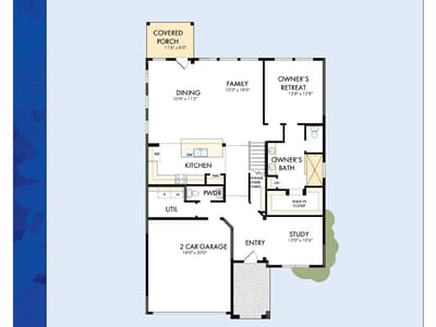 Living area at 105 Pinyon Pine DR - 4 bed 3 bath home