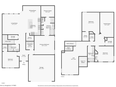 Kitchen at 105 Plainsman Ln - 4 bed 3 bath home
