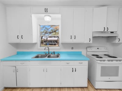 Kitchen at 106 Beach DR - 2 bed 1 bath home
