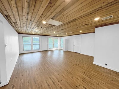 Primary bedroom at 106 Caddo - 2 bed 1 bath home