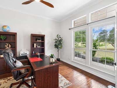 Primary bedroom at 106 Double Horn TRL - 3 bed 3 bath home