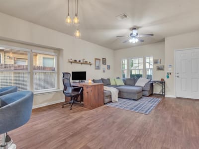 Primary bedroom at 106 Preston TRL - 2 bed 2 bath home