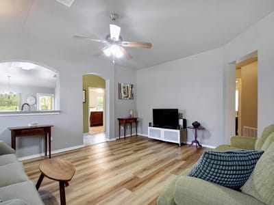 Primary bedroom at 106 Wild Plum - 3 bed 2 bath home
