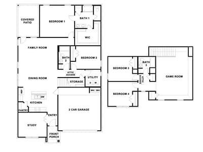 Primary bedroom at 10601 Seguin ST - 4 bed 3 bath home