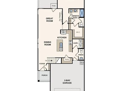Living area at 10601 Trifecta WAY - 4 bed 2 bath home