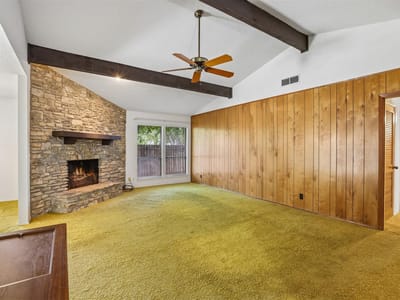 Living area at 10602 Double Tree CV - 3 bed 2 bath home