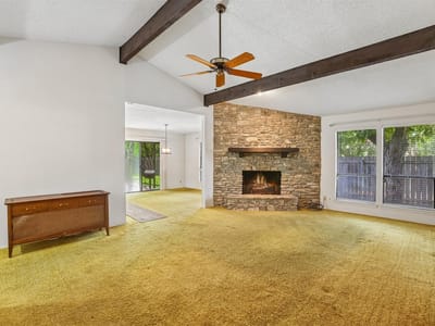 Primary bedroom at 10602 Double Tree CV - 3 bed 2 bath home
