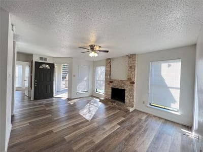Living area at 10616 Mellow MDWS Unit #27A - 2 bed 2 bath home