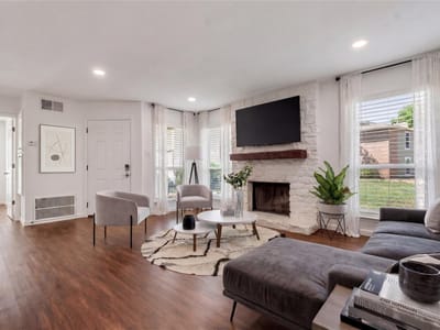 Living area at 10616 Mellow Meadows DR Unit #30A - 2 bed 2 bath home