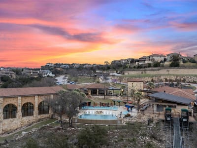 Primary bedroom at 107 Cascading Waters Pl - 4 bed 3 bath home
