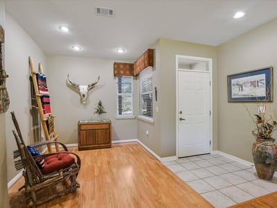 Primary bedroom at 107 Columbine CT - 2 bed 2 bath home
