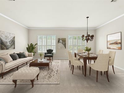 Primary bedroom at 107 Crystal Springs DR - 2 bed 2 bath home