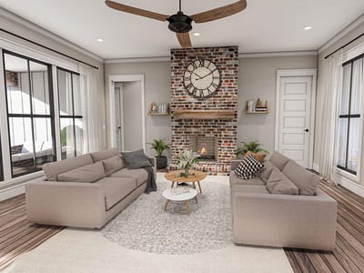 Primary bedroom at 107 Waterbuck Way - 3 bed 2 bath home