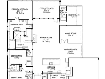 Living area at 1071 Conastoga CT - 4 bed 4 bath home