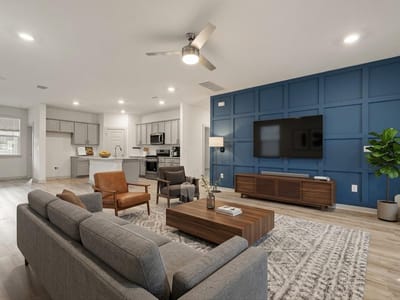 Living area at 10716 Fulton Ave - 4 bed 3 bath home