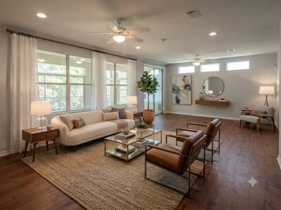 Living area at 108 Bass ST - 2 bed 2 bath home