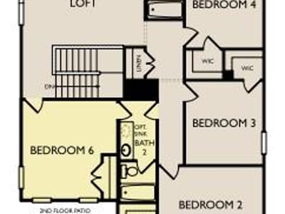 Primary bedroom at 108 Coleto Trl - 6 bed 4 bath home