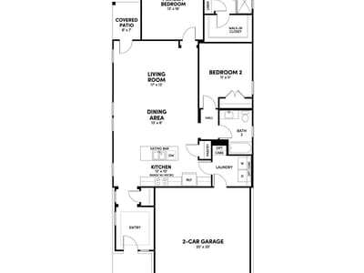 Bathroom at 108 Desert Zinnia Cv - 2 bed 2 bath home