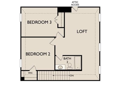 Primary bedroom at 108 Lions Tail CV - 4 bed 2 bath home