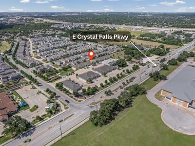 Living area at 10824 E Crystal Falls Pkwy Unit #506 - CRYSTAL FALLS ARBOR CONDO, Leander, TX