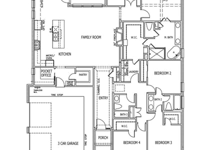 Living area at 109 Booted Eagle Claw Cv - 4 bed 3 bath home