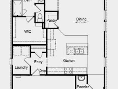 Living area at 110 Olympia BND - 4 bed 2 bath home