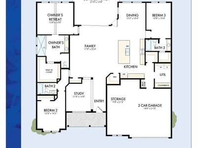 Living area at 110 Silver Lupine CV - 3 bed 3 bath home