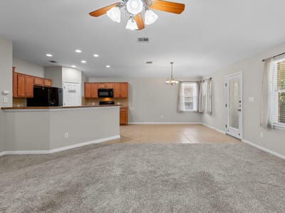 Living area at 110 Walnut Creek DR - 3 bed 2 bath home