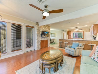 Kitchen at 110 World Of Tennis Sq Unit #D-110 - 4 bed 4 bath home