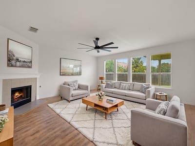 Living area at 11008 Silo Valley DR - 4 bed 2 bath home