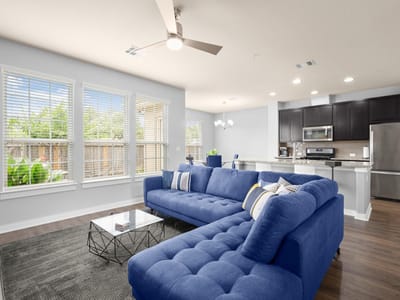 Living area at 1101 E Parmer LN Unit #329 - 2 bed 2 bath home