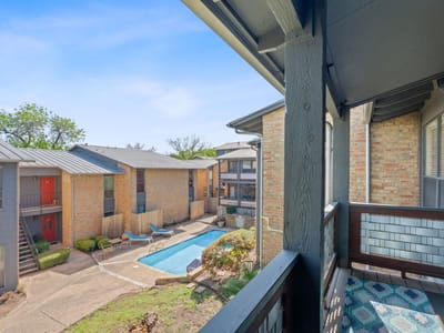 Primary bedroom at 1101 Hollow Creek DR Unit #2203 - 2 bed 1 bath home