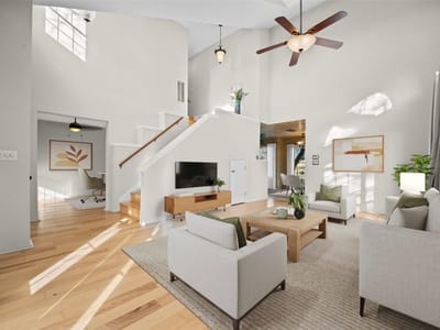 Primary bedroom at 11021 Whiskey River DR - 3 bed 2 bath home