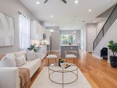 Primary bedroom at 1103 Saucedo St Unit #B - 3 bed 2 bath home
