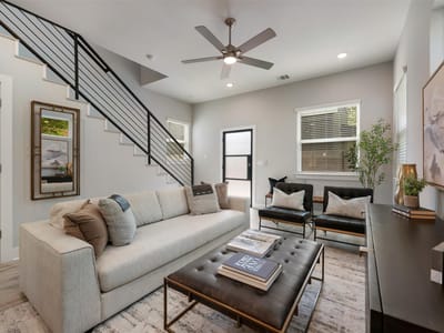 Living area at 1104 Begonia Ter Unit #2 - 2 bed 2 bath home