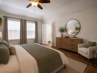 Primary bedroom at 1106 Irina CV - 3 bed 2 bath home