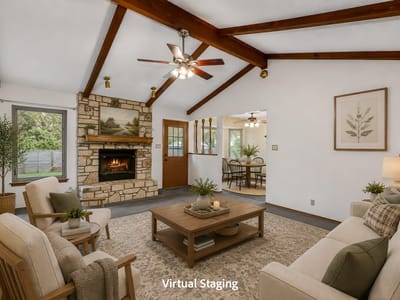 Primary bedroom at 1106 Nottingham Hill RD - 3 bed 2 bath home
