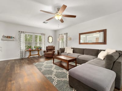 Living area at 1107 Concan DR - 3 bed 2 bath home