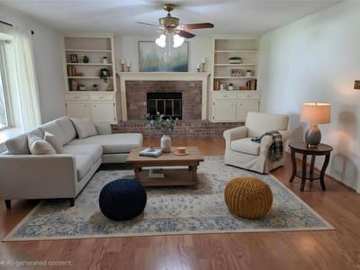 Living area at 11102 Aerie CV - 4 bed 2 bath home