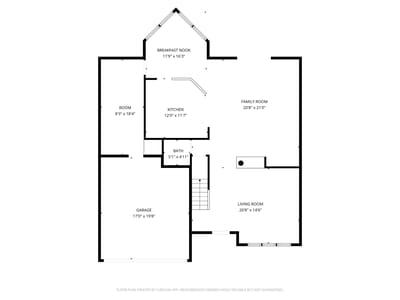 Living area at 11112 Chatam Berry LN - 4 bed 2 bath home