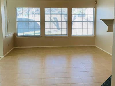 Living area at 1114 Blue Fox Dr - 3 bed 2 bath home