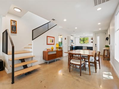 Living area at 1114 E 3rd ST Unit #1 - 3 bed 2 bath home